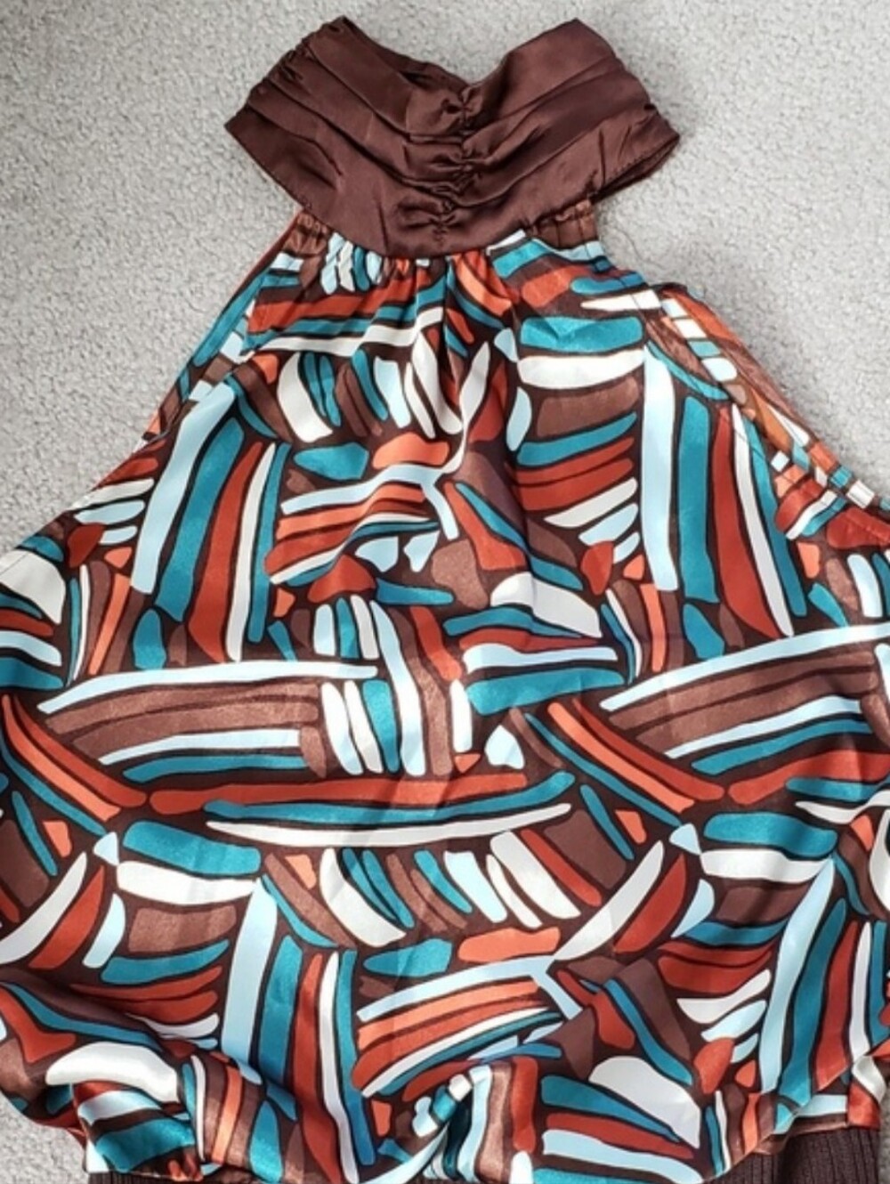 Multi-Color Halter Blouse
